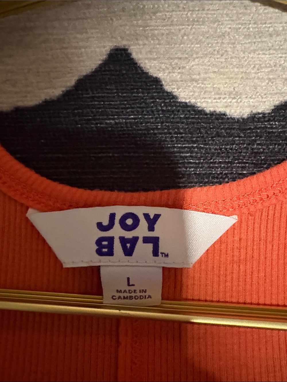 JoyLab Bright Orange Racerback Tank - Picture 2 of 3